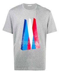 Moncler Geometric Logo T Shirt
