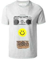 Golden Goose Deluxe Brand Smiley Face Print T Shirt