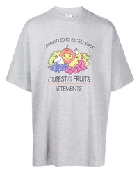 Vetements Graphic Fruit Print T Shirt
