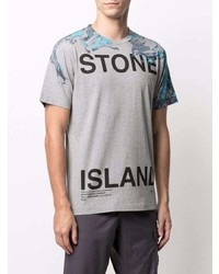 Stone Island Graphic Logo Print T Shirt