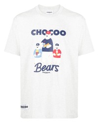 Chocoolate Graphic Print Cotton T Shirt