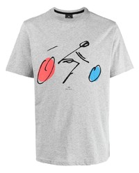 PS Paul Smith Graphic Print Crew Neck T Shirt