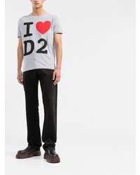 DSQUARED2 Graphic Print Short Sleeve T Shirt