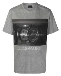 Billionaire Graphic Print Short Sleeved T Shirt
