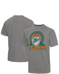 Junk Food Graphite Miami Dolphins Wonderland Infinity Vibe T Shirt