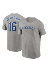 Nike Gray Andrew Benintendi Kansas City Royals 2022 Name Number T Shirt At Nordstrom