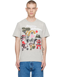 MAISON KITSUNÉ Gray Bill Rebholz Edition Tokyo T Shirt