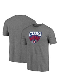 BREAKINGT Gray Chicago Cubs Local Tri Blend T Shirt At Nordstrom