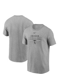 Nike Gray Chicago White Sox Color Bar T Shirt
