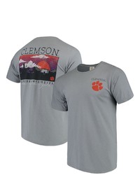 IMAGE ONE Gray Clemson Tigers Comfort Colors Campus Scenery T Shirt At Nordstrom