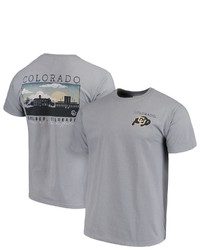 IMAGE ONE Gray Colorado Buffaloes Comfort Colors Campus Scenery T Shirt At Nordstrom