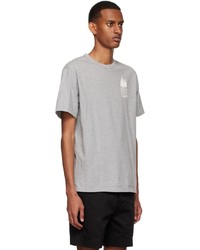 MAISON KITSUNÉ Gray Cotton T Shirt