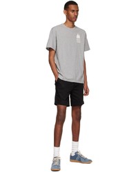 MAISON KITSUNÉ Gray Cotton T Shirt