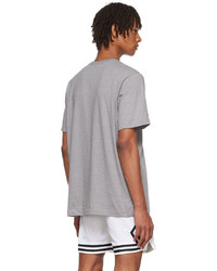 NIKE JORDAN Gray Cotton T Shirt