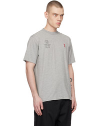 Undercover Gray Embroidered T Shirt