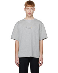 CALVINLUO Gray Graphic T Shirt