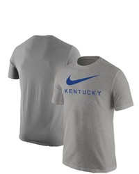 Nike Gray Kentucky Wildcats Big Swoosh T Shirt