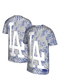 Mitchell & Ness Gray Los Angeles Dodgers Jumbotron T Shirt