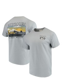 IMAGE ONE Gray Missouri Tigers Comfort Colors Campus Scenery T Shirt In Grey At Nordstrom