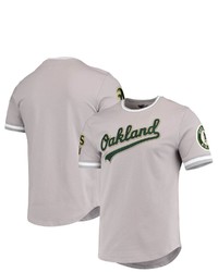 PRO STANDARD Gray Oakland Athletics Team T Shirt