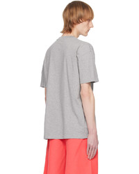 Moncler Gray Printed T Shirt