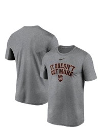 Nike Gray San Francisco Giants Local Font Legend T Shirt At Nordstrom