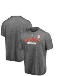 Majestic Gray San Francisco Giants Official Fandom Cool Base T Shirt