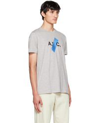 A.P.C. Gray Shiba T Shirt