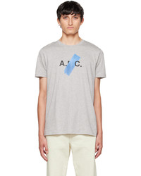A.P.C. Gray Shiba T Shirt