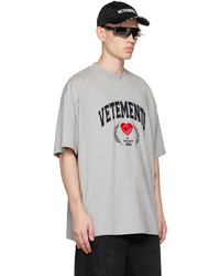 Vetements Gray Solidarity T Shirt