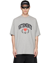 Vetements Gray Solidarity T Shirt
