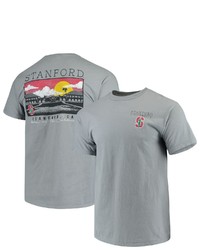 IMAGE ONE Gray Stanford Cardinal Team Comfort Colors Campus Scenery T Shirt At Nordstrom