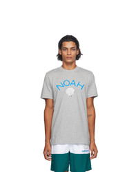 Noah NYC Grey Adidas Originals Edition Shell Logo T Shirt