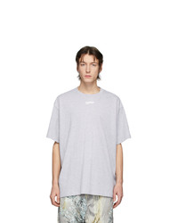Off-White Grey Airport Tape T Shirt