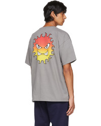 Rassvet Grey Angry Sun T Shirt