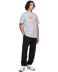 Palm Angels Grey Classic Bear T Shirt