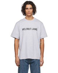 Helmut Lang Grey Core Logo T Shirt