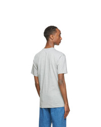 Comme Des Garcons SHIRT Grey Cotton Logo T Shirt