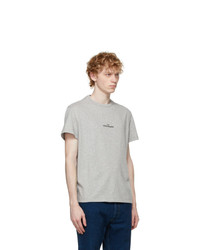 Maison Margiela Grey Distorted Logo T Shirt