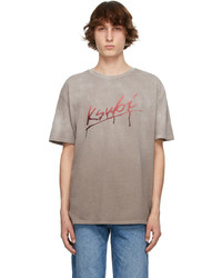 Ksubi Grey Gradient Flint Biggie T Shirt