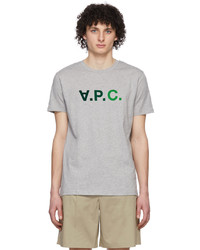 A.P.C. Grey Green Vpc T Shirt