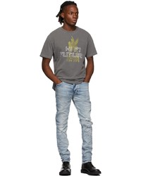 Ksubi Grey High Horse Kash T Shirt