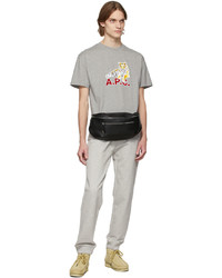 A.P.C. Grey Johnson T Shirt