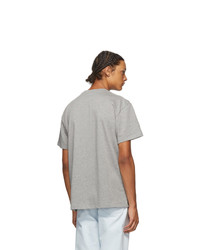 JW Anderson Grey Lasercut Logo T Shirt