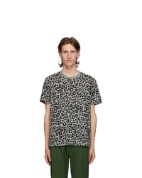 Kenzo Grey Leopard T Shirt