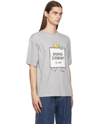 Opening Ceremony Grey Light Bulb Print T Shirt