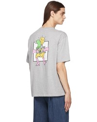 Opening Ceremony Grey Light Bulb Print T Shirt