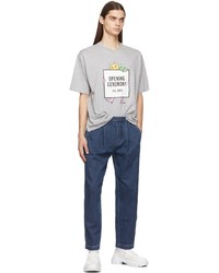 Opening Ceremony Grey Light Bulb Print T Shirt