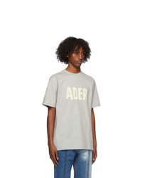 Ader Error Grey Logo Masking T Shirt