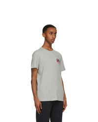 Moncler Grey Logo T Shirt